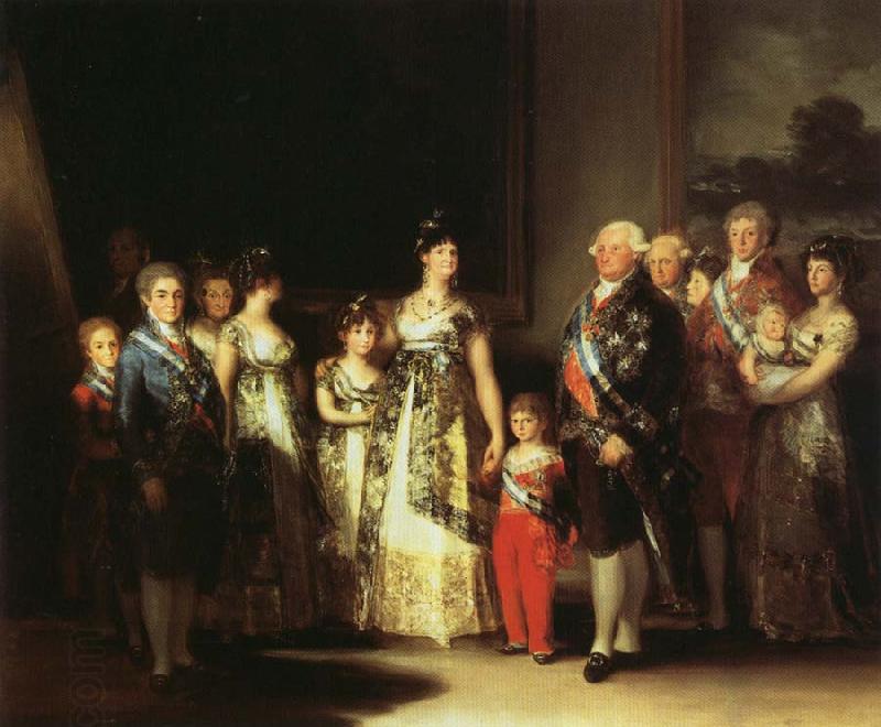 Francisco Goya Portrait of the Family of Charles IV China oil painting art